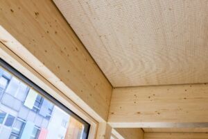 TRIKUSTIK Lochplatte für Akustikdecke aus massivem Holz